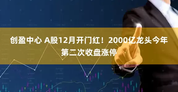 创盈中心 A股12月开门红!2000亿龙头今年第二次收盘涨停